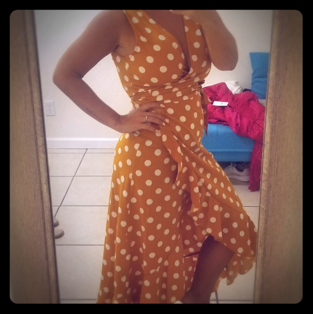 Simplee Sexy polka dot women dress Plus size